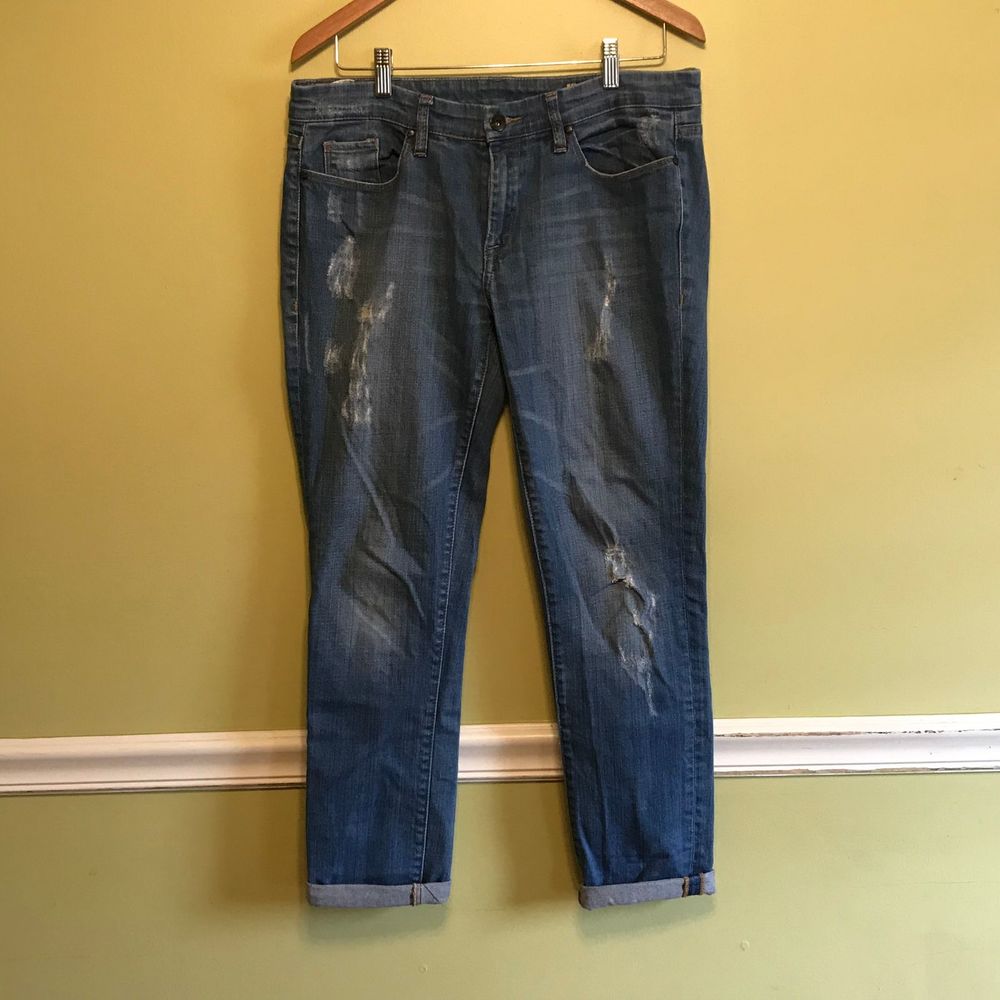 Blank NYC Distressed Boyfriend Jeans Relaxed 31
